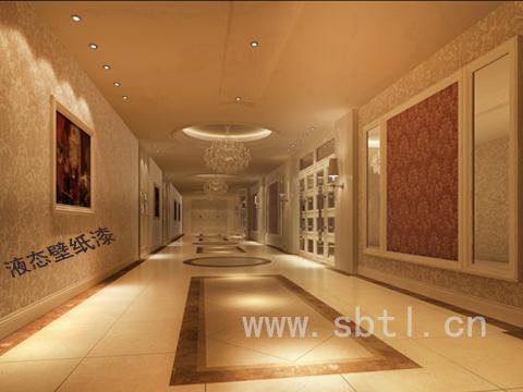 液態壁紙漆施工案例-鳳城賓館