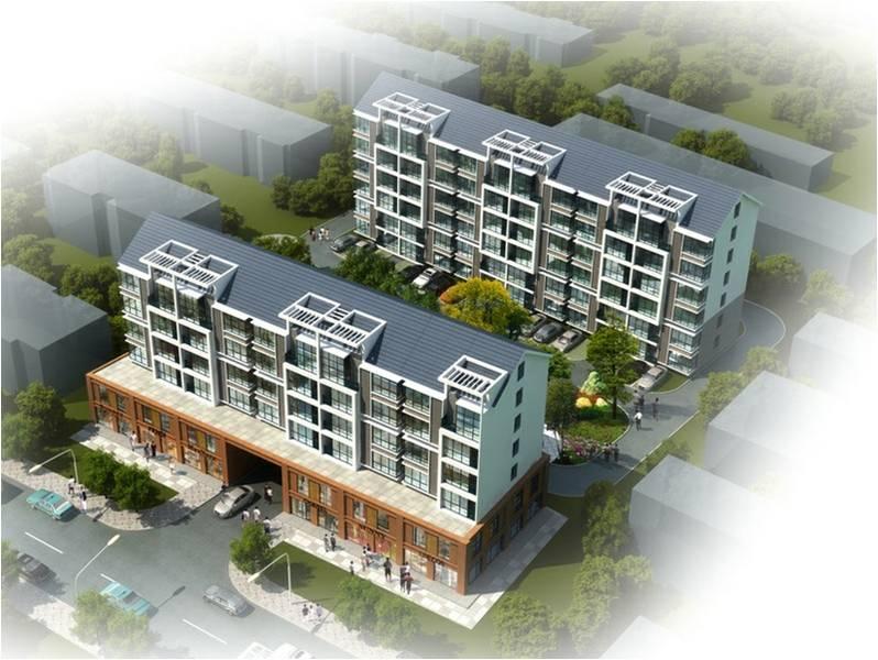 唐山萬象新城小區1萬5千平方米防凍質感涂料工程